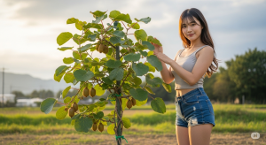 キウイは1本でも実がなりますか？