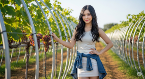 ブドウ棚の作り方には単管が人気