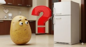 秋ジャガイモの芽出しに冷蔵庫は有効？
